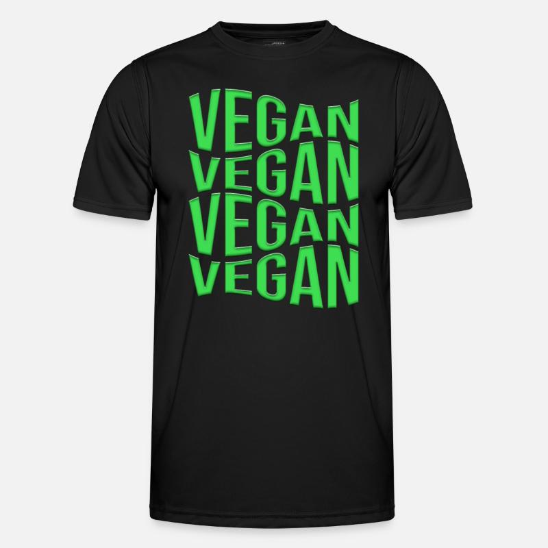 végétalien T-shirt sport Homme