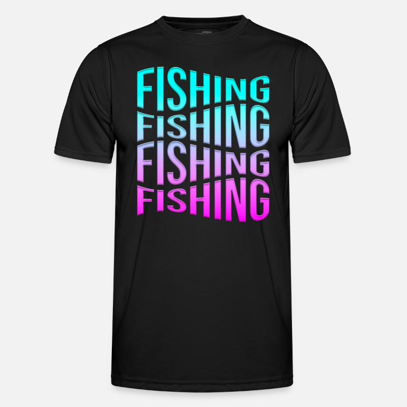 Angling - Men's Functional T-Shirt - black