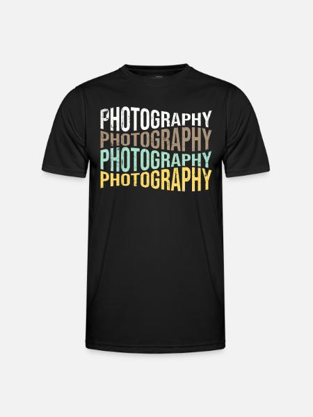 Photography - Men's Functional T-Shirt - black