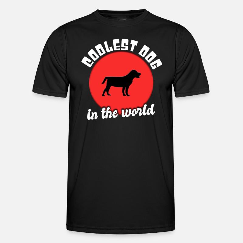 Cooler Hund Spruch - Männer Funktions-T-Shirt - Schwarz