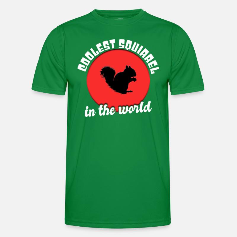 Cooles Eichhörnchen Spruch Männer Funktions-T-Shirt