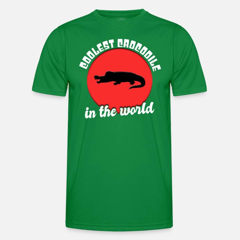 Cooles Krokodil Spruch Männer Funktions-T-Shirt