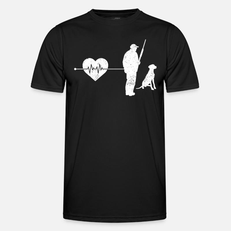 Hunter Heartbeat - Men's Functional T-Shirt - black