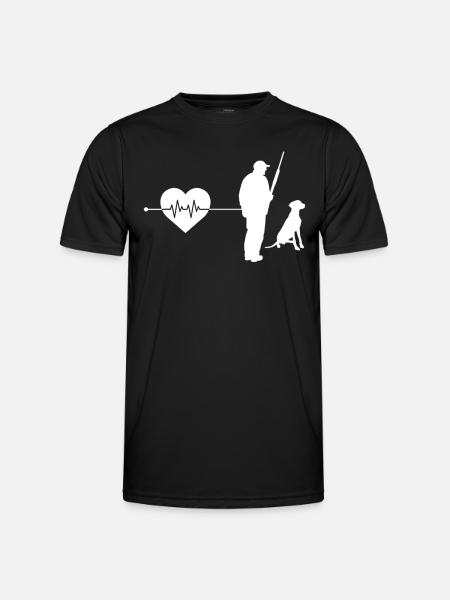 Hunter Heartbeat - Men's Functional T-Shirt - black