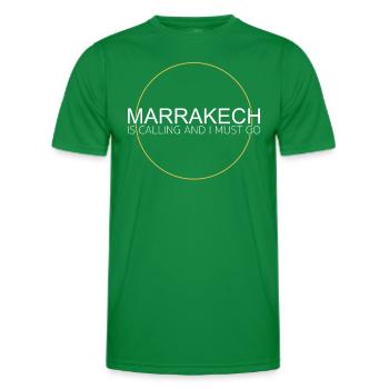 Citation Marrakech - T-shirt sport Homme - vert - Devant - AI Model Male 178 dark (178cm)