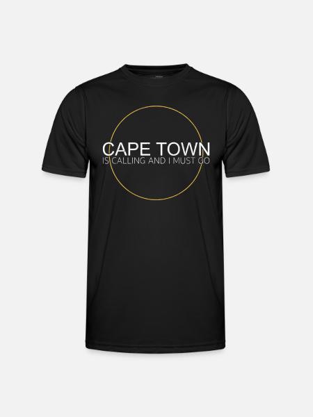 Citation du Cap - T-shirt sport Homme - noir