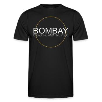 Dicton de Bombay - T-shirt sport Homme - noir - Devant - AI Model Male 178 dark (178cm)