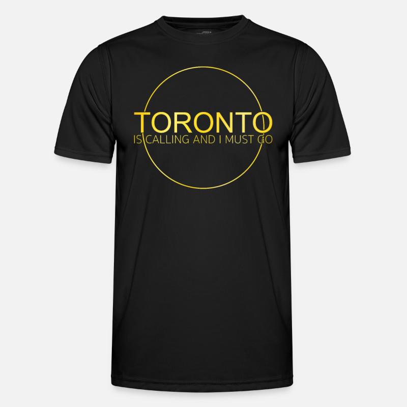 Toronto Spruch Männer Funktions-T-Shirt