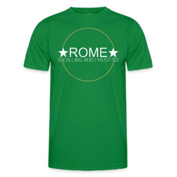 Dicton de Rome - T-shirt sport Homme - vert - Devant - AI Model Male 178 dark (178cm)