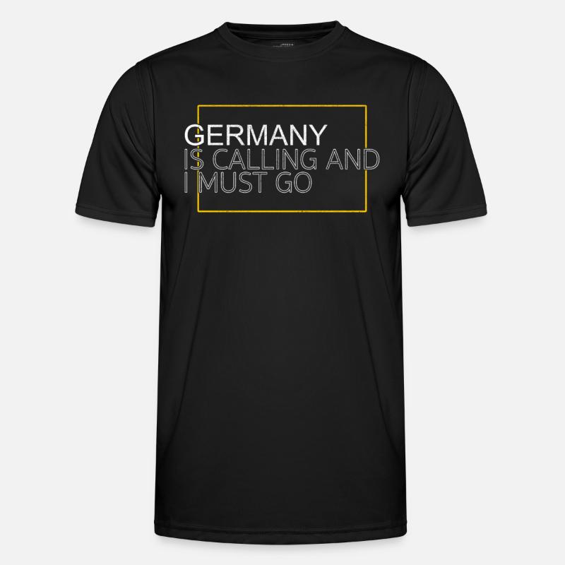 Germany Quote - Men's Functional T-Shirt - black