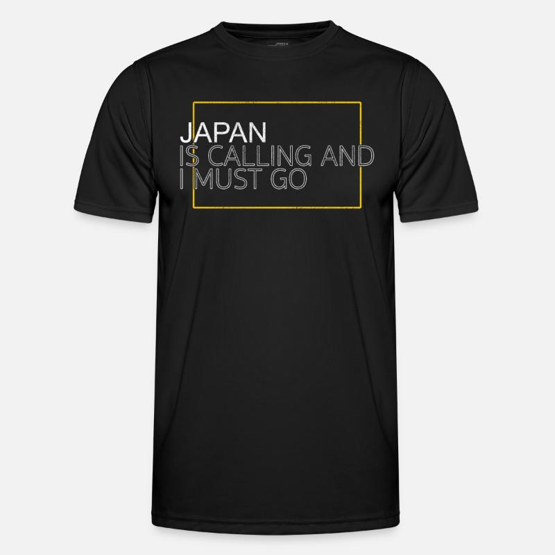 Japan Quote - Men's Functional T-Shirt - black