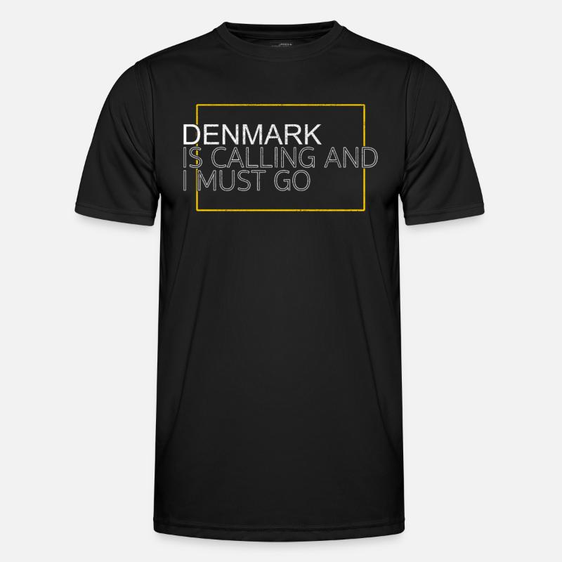 Denmark Saying - Men's Functional T-Shirt - black