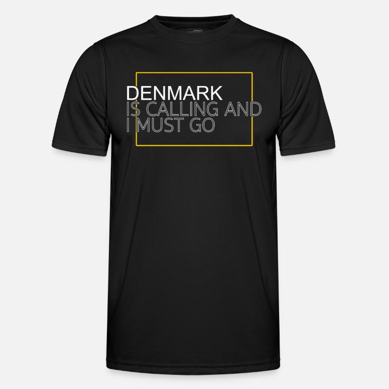 Denmark Saying - Men's Functional T-Shirt - black