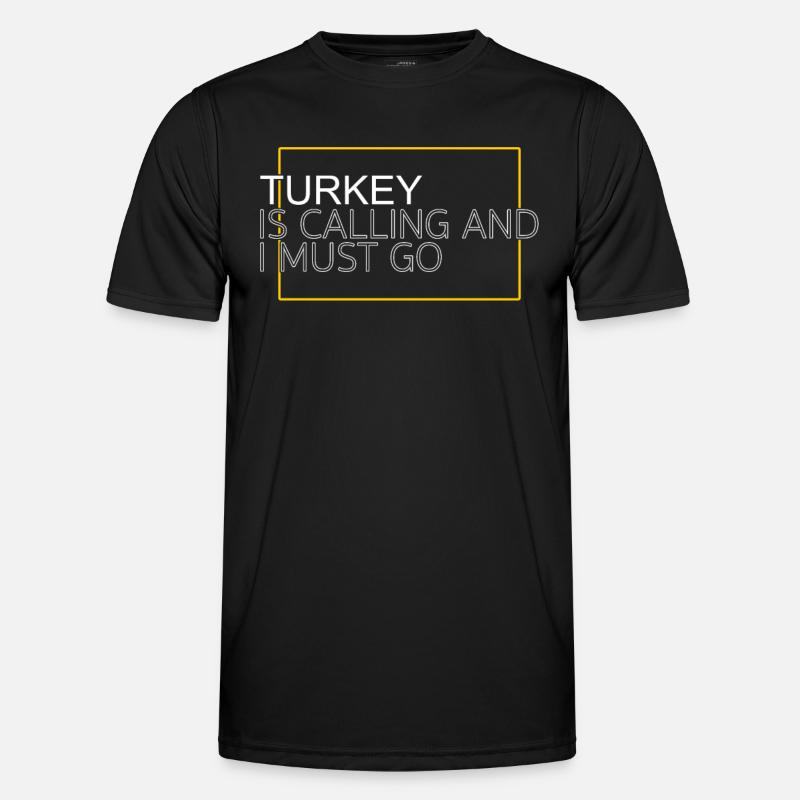 Turkey ruling - Men's Functional T-Shirt - black