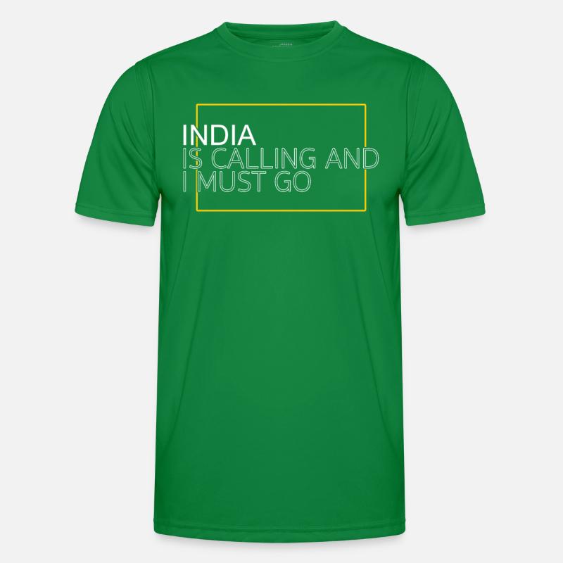 Indien Spruch Männer Funktions-T-Shirt