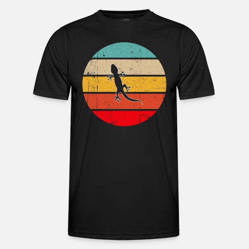 Lizard Retro - Men's Functional T-Shirt - black