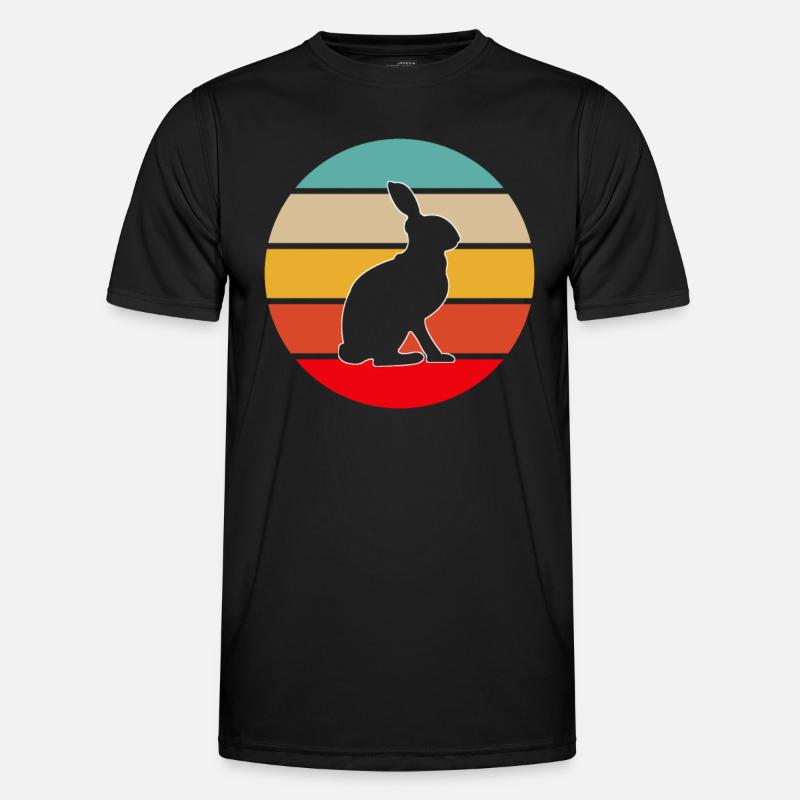 Rabbit Retro - Men's Functional T-Shirt - black