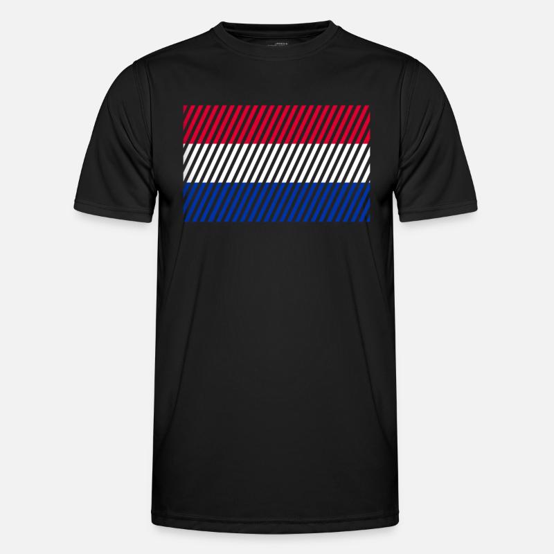 Drapeau des Pays-Bas T-shirt sport Homme
