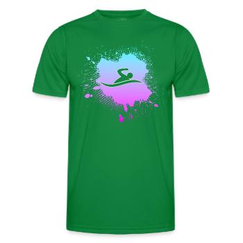 Nager - T-shirt sport Homme - vert - Devant - AI Model Male 178 dark (178cm)