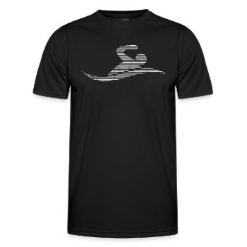 Nager - T-shirt sport Homme - noir - Devant - AI Model Male 178 dark (178cm)