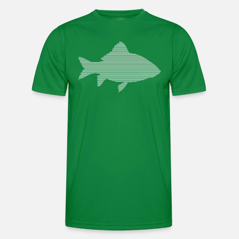 Fisch Männer Funktions-T-Shirt