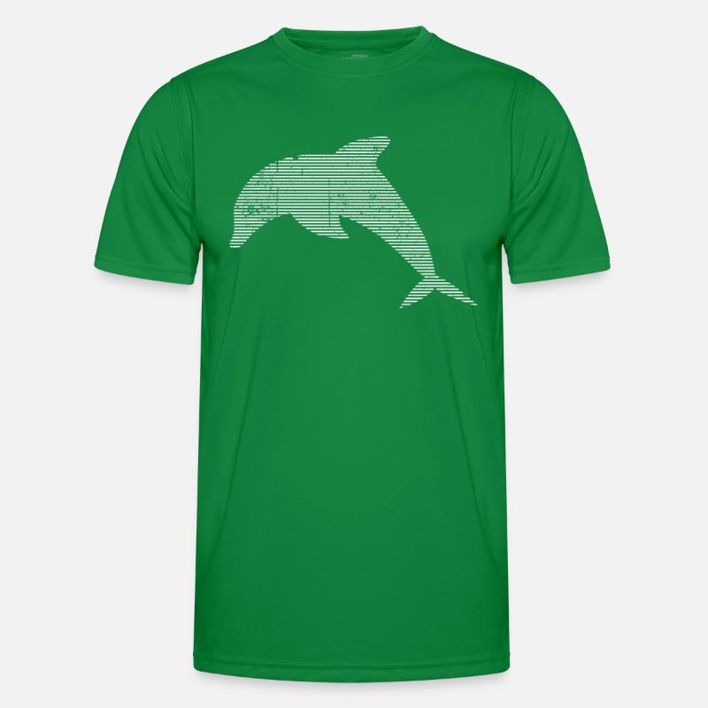 Delfin Männer Funktions-T-Shirt