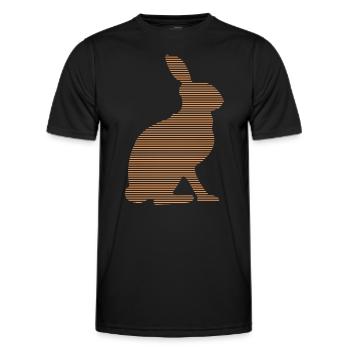 Hare - Men's Functional T-Shirt - black - Front - AI Model Male 178 dark (178cm)