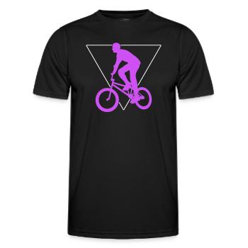 BMX Logo - T-shirt sport Homme - noir - Devant - AI Model Male 178 dark (178cm)