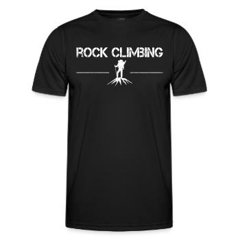 Alpinisme - T-shirt sport Homme - noir - Devant - AI Model Male 178 dark (178cm)