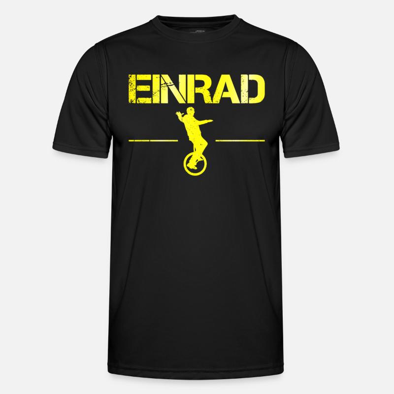 Einrad Männer Funktions-T-Shirt
