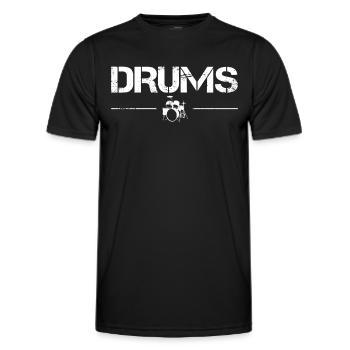 Percussion - T-shirt sport Homme - noir - Devant - AI Model Male 178 dark (178cm)