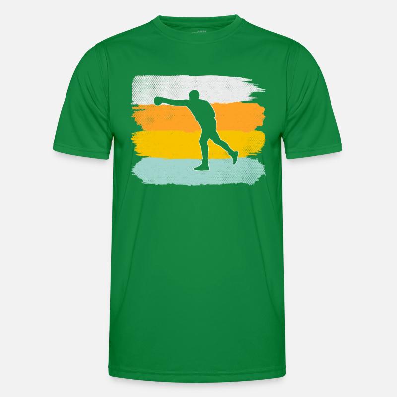 Boxen Retro Männer Funktions-T-Shirt
