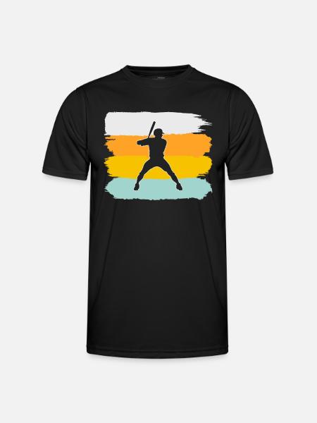 Baseball Retro - Men's Functional T-Shirt - black
