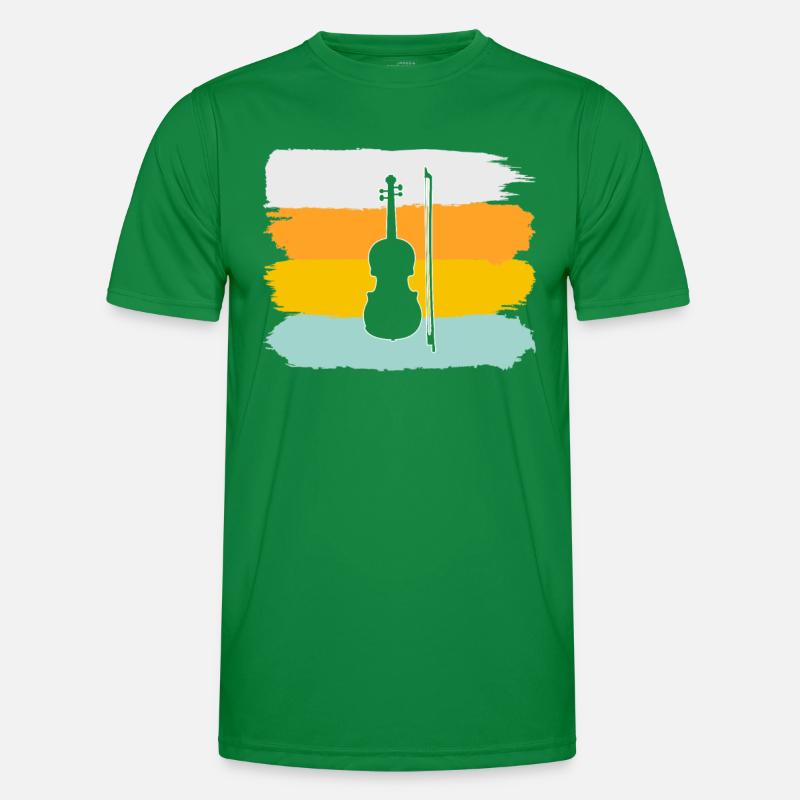 Violon Rétro T-shirt sport Homme