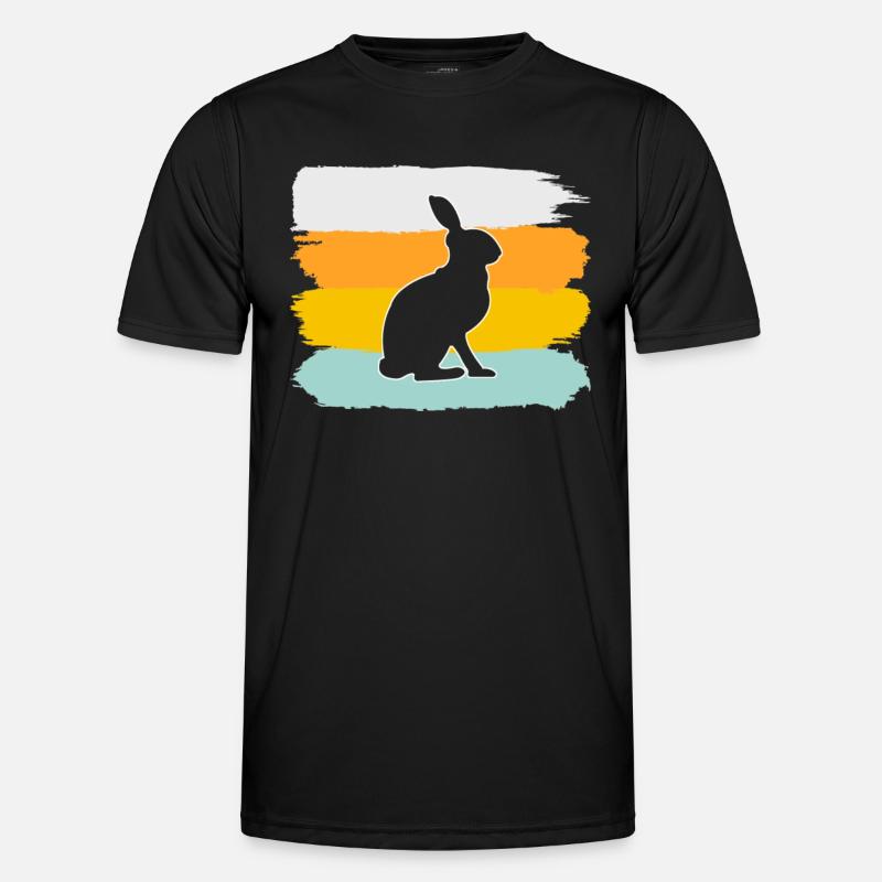Rabbit Retro - Men's Functional T-Shirt - black