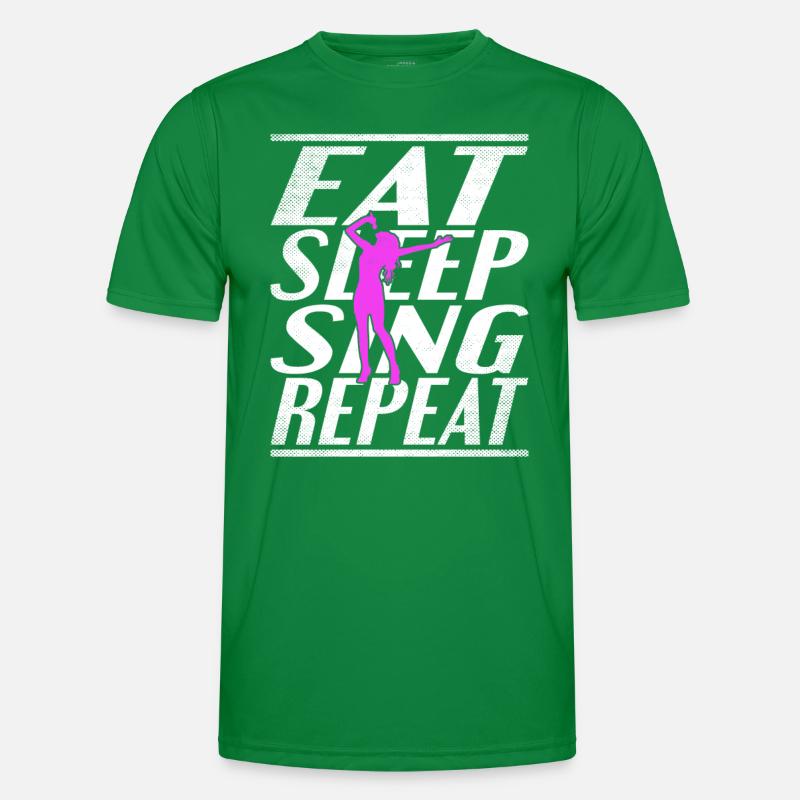 Manger dormir Chanter T-shirt sport Homme