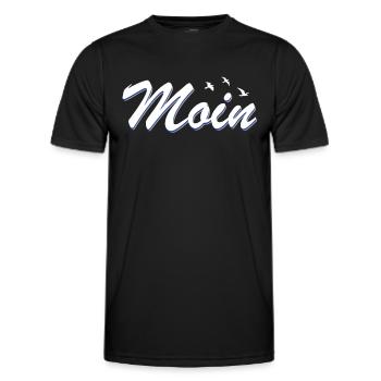 Lune - T-shirt sport Homme - noir - Devant - AI Model Male 178 dark (178cm)