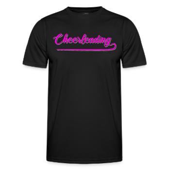 Cheerleading - Men's Functional T-Shirt - black - Front - AI Model Male 178 dark (178cm)