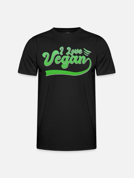Vegan - Men's Functional T-Shirt - black