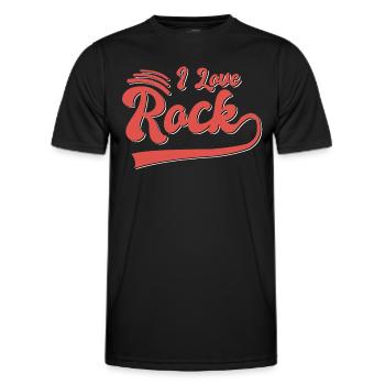 J’adore la jupe - T-shirt sport Homme - noir - Devant - AI Model Male 178 dark (178cm)