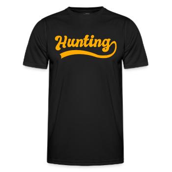 Chasse - T-shirt sport Homme - noir - Devant - AI Model Male 178 dark (178cm)
