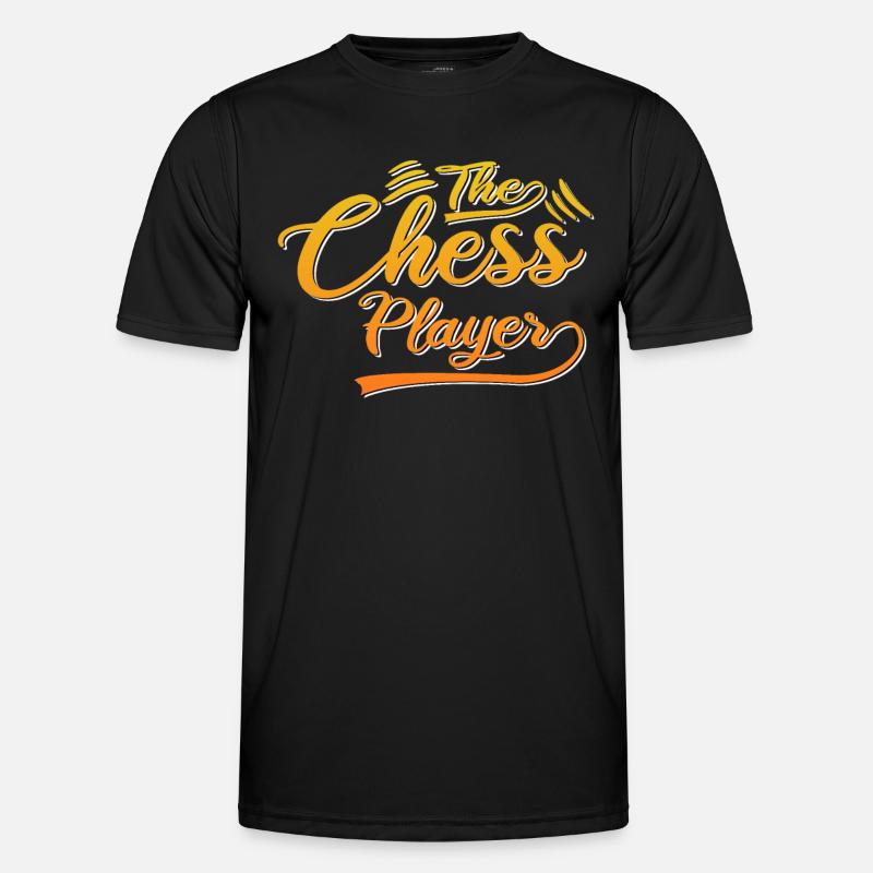 The chess player - Men's Functional T-Shirt - black
