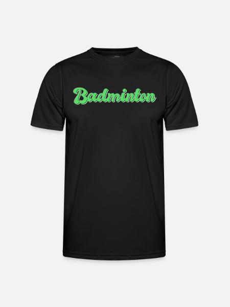 Badminton - Männer Funktions-T-Shirt - Schwarz