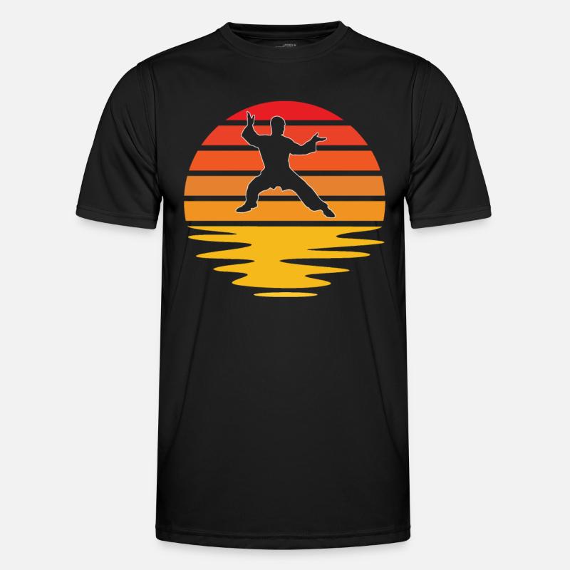 Kampfsport Retro Männer Funktions-T-Shirt