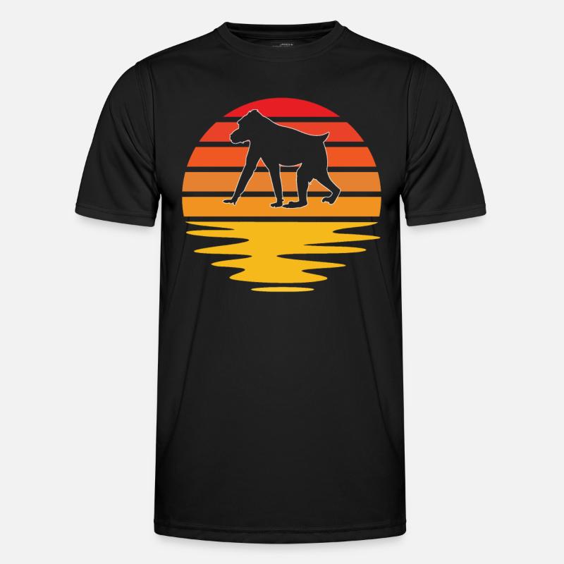 Singe Rétro T-shirt sport Homme