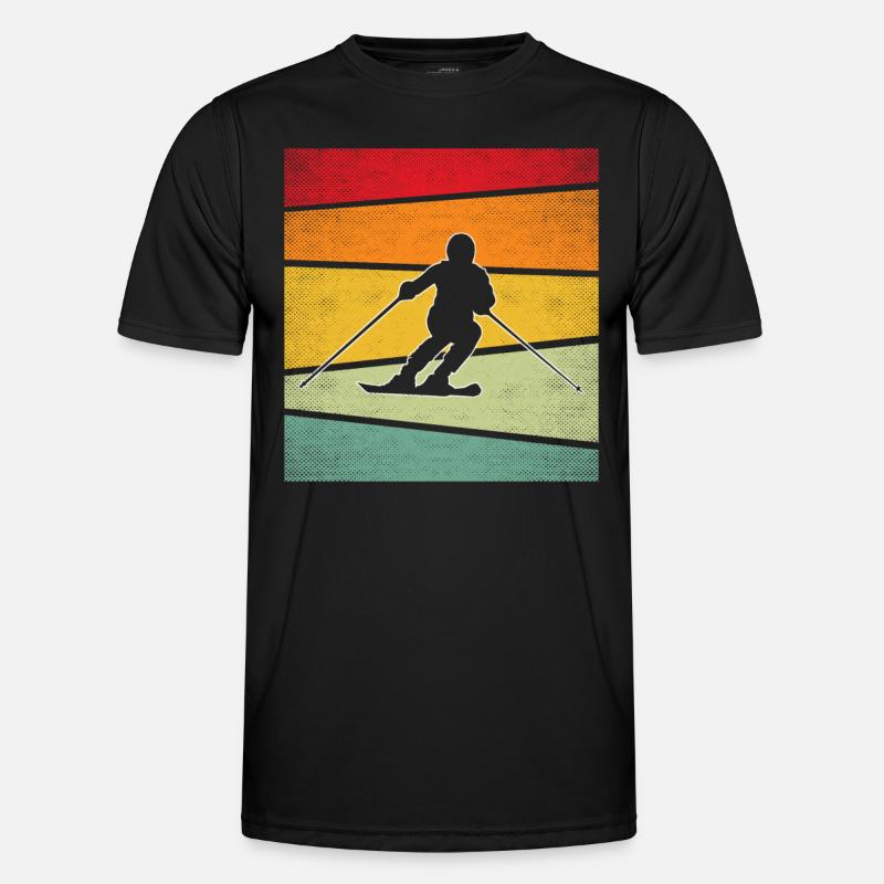 Ski rétro T-shirt sport Homme