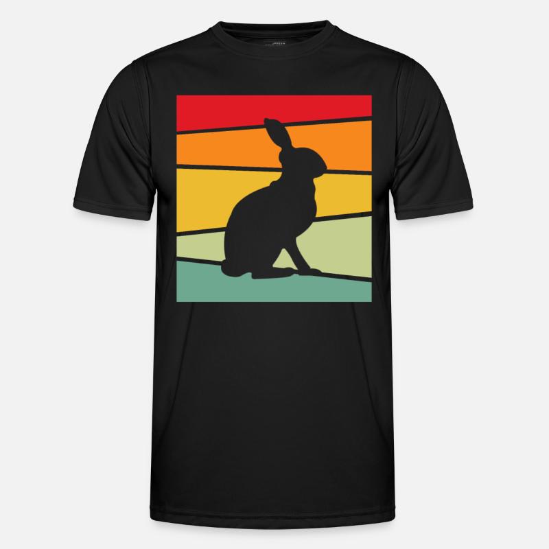Rabbit Retro - Men's Functional T-Shirt - black
