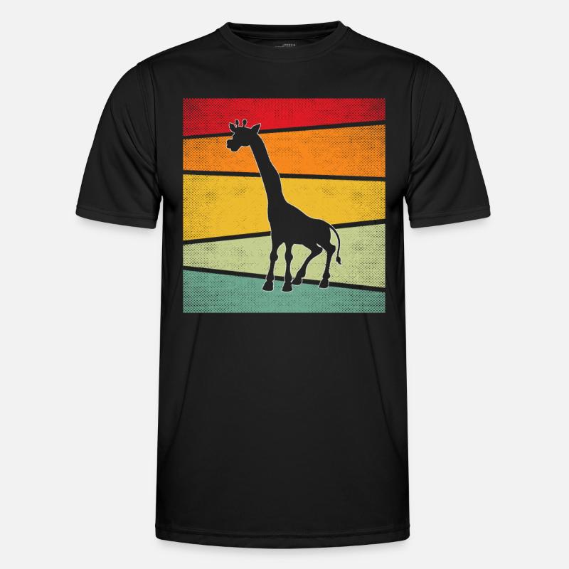 Giraffe Retro Men's Functional T-Shirt