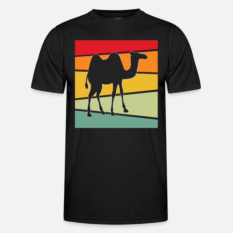 Camel Rétro T-shirt sport Homme
