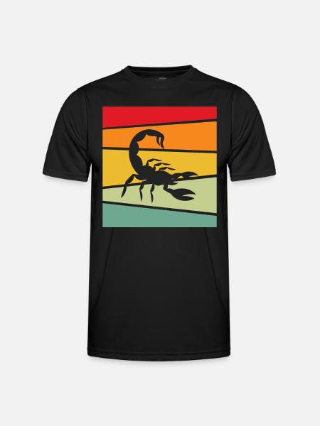 Scorpio Retro - Men's Functional T-Shirt - black